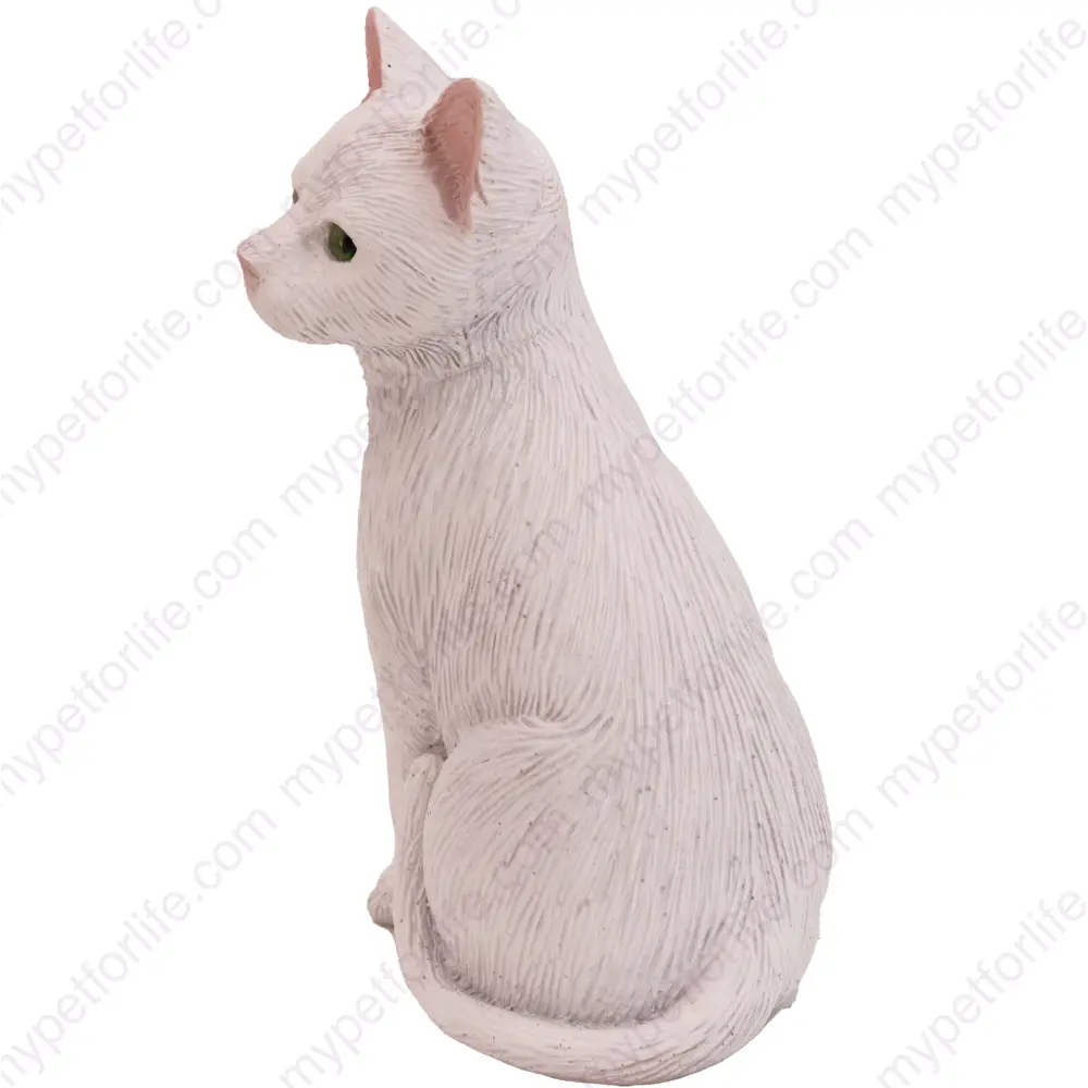White cat urn hotsell