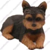 Yorkshire Terrier Yorkie dog figurine for memorial urn, front view