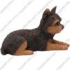 Yorkshire Terrier Yorkie dog figurine for memorial urn, side view