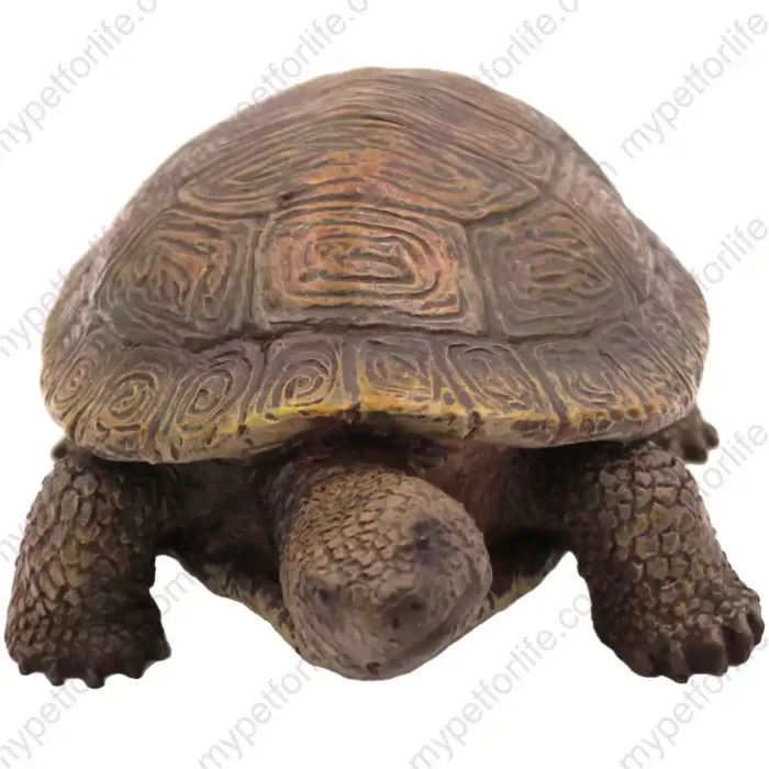 Tortoise Turtle figurine for memorial urn, front