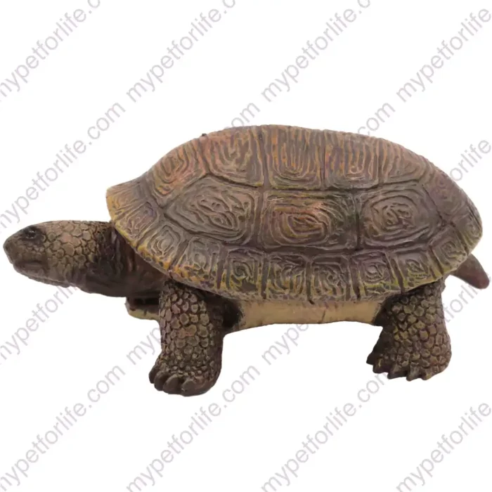 Tortoise Turtle figurine for memorial urn, side