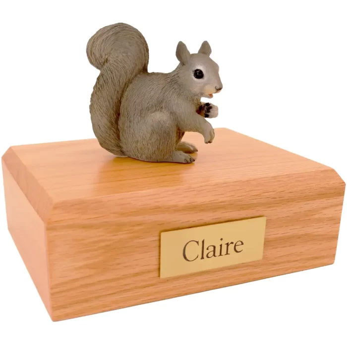 Gray Squirrel pet cremation urn