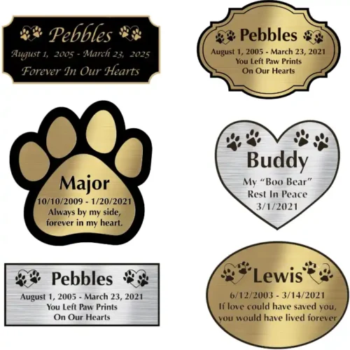 Urn plaques