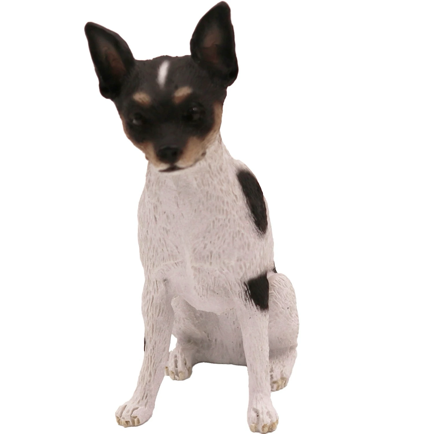 Rat Terrier front view dog figurine for cremation urn