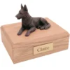Dog, German Shepherd, Bronze Look - Figurine Cremation Urn